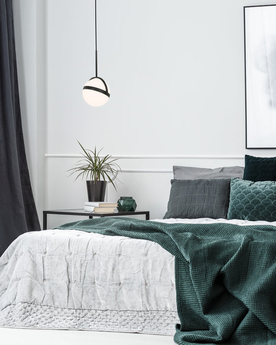 Globo LED Pendant Matte Black-Mini Pendants-Alora-Lighting Design Store