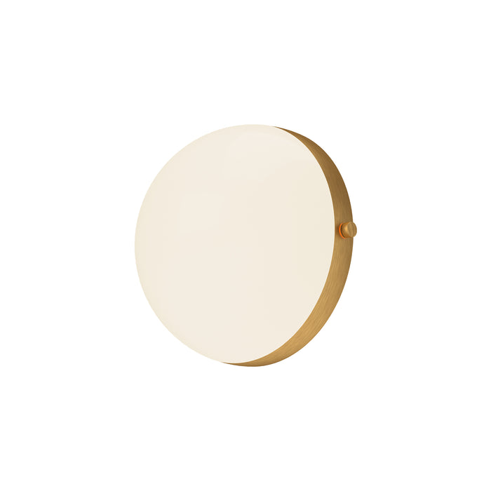 Globo LED Vanity Brushed Gold-Sconces-Alora-Lighting Design Store