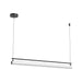 Gramercy LED Linear Pendant Black-Linear/Island-Kuzco Lighting-Lighting Design Store