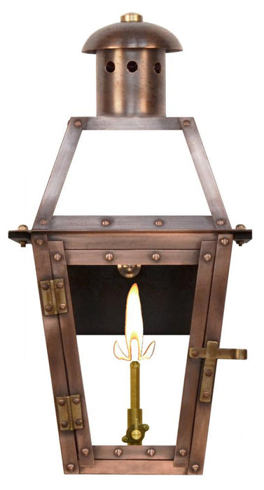 Coppersmith - GT15E - Georgetown 15" Natural Gas Outdoor Wall Light - Copper