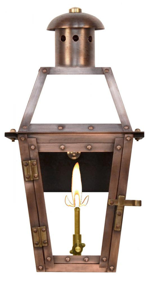 Coppersmith - GT15E - Georgetown 15" Natural Gas Outdoor Wall Light - Copper
