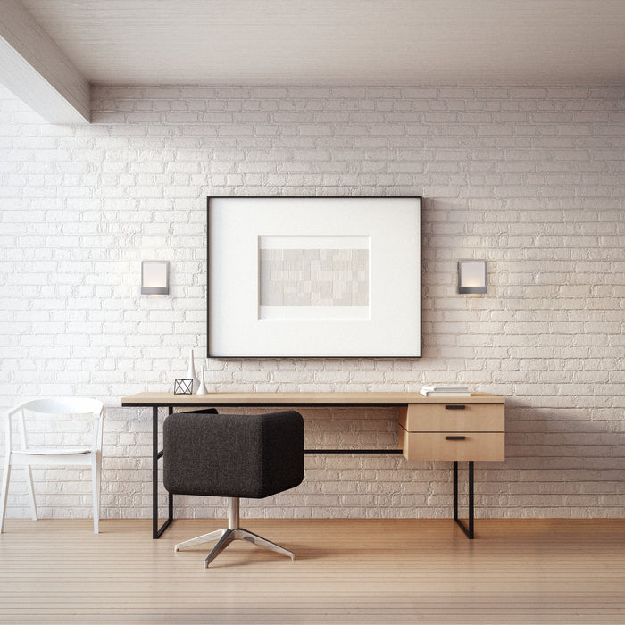 Guide LED Wall Sconce Brushed Nickel-Sconces-Kuzco Lighting-Lighting Design Store