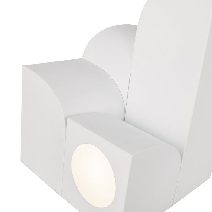 Gypsum LED Table Lamp White-Lamps-Kuzco Lighting-Lighting Design Store