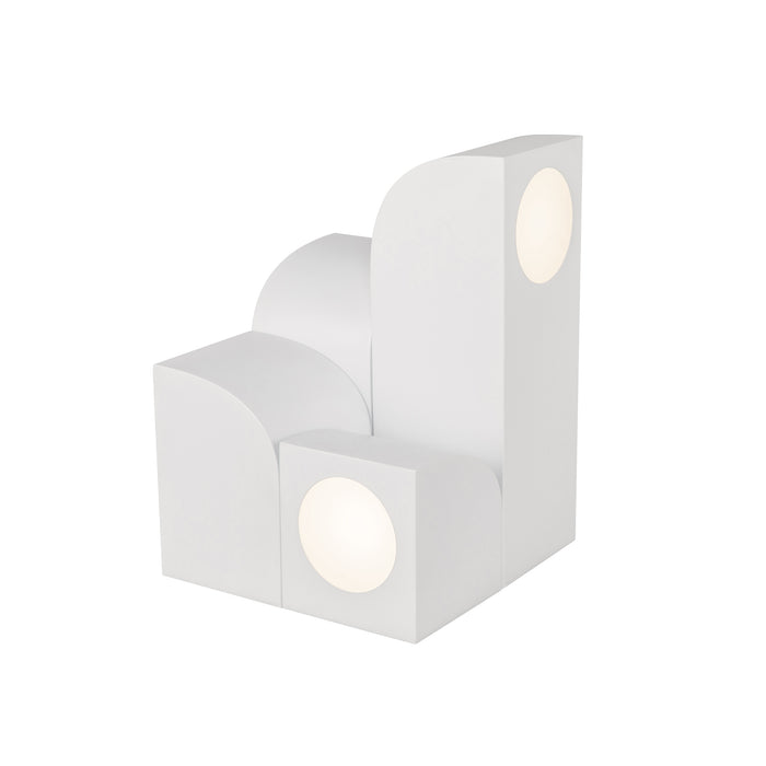 Gypsum LED Table Lamp White-Lamps-Kuzco Lighting-Lighting Design Store
