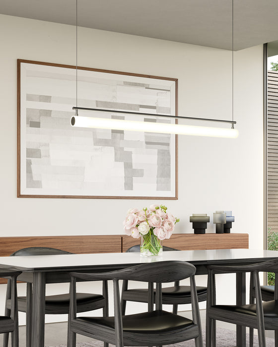 Gramercy LED Linear Pendant Black-Linear/Island-Kuzco Lighting-Lighting Design Store