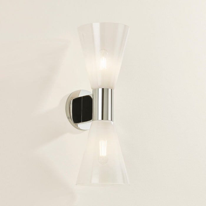 Alma Two Light Wall Sconce-Sconces-Mitzi-Lighting Design Store
