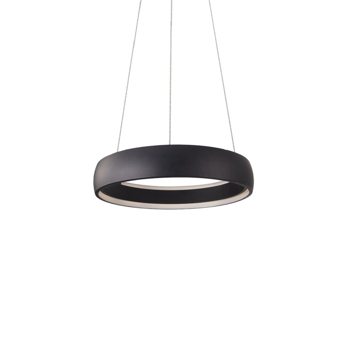 Halo LED Pendant Black-Pendants-Kuzco Lighting-Lighting Design Store