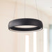 Halo LED Pendant Black-Pendants-Kuzco Lighting-Lighting Design Store