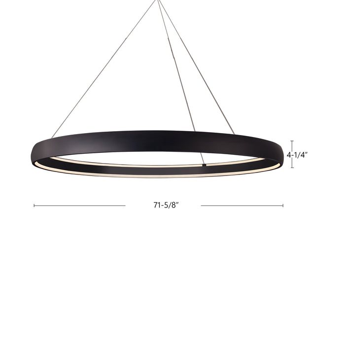 Halo LED Pendant White-Pendants-Kuzco Lighting-Lighting Design Store