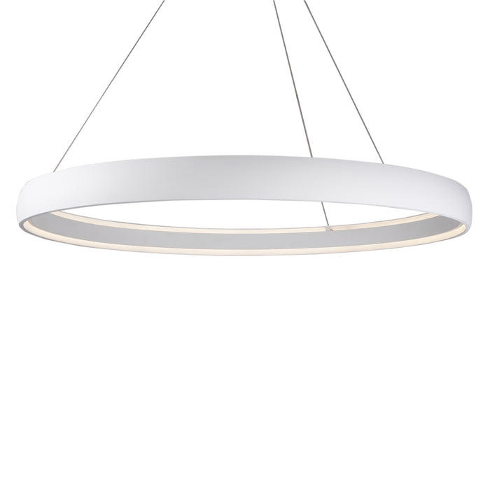 Halo LED Pendant White-Pendants-Kuzco Lighting-Lighting Design Store