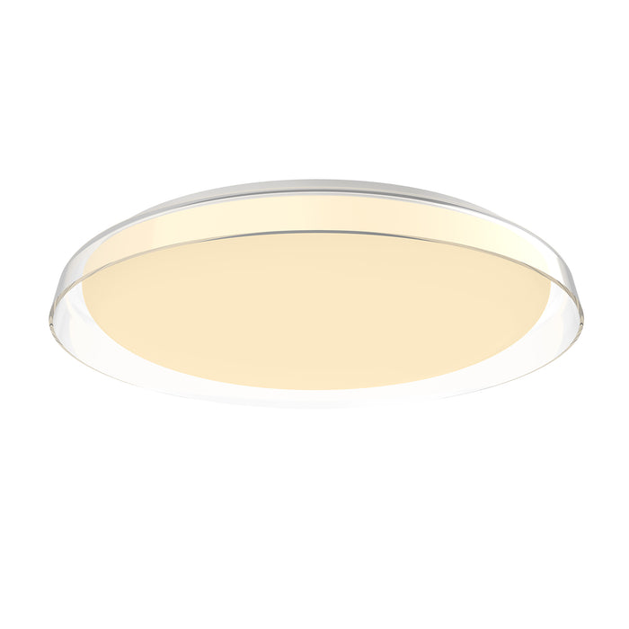 Hampton LED Flush Mount Clear-Flush Mounts-Kuzco Lighting-Lighting Design Store