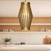 Hana One Light Pendant Aged Gold/Opal Matte Glass-Mini Pendants-Alora-Lighting Design Store