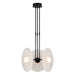 Harbour LED Pendant Urban Bronze/Glossy Opal-Mini Chandeliers-Alora-Lighting Design Store