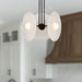 Harbour LED Pendant Urban Bronze/Glossy Opal-Mini Chandeliers-Alora-Lighting Design Store