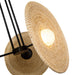 Harbour LED Pendant Urban Bronze/Woven-Mini Chandeliers-Alora-Lighting Design Store