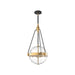 Harmony Three Light Pendant Brushed Gold/ Clear Water Glass-Pendants-Alora-Lighting Design Store