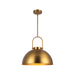 Harper One Light Pendant Aged Gold-Pendants-Alora-Lighting Design Store
