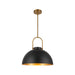 Harper One Light Pendant Matte Black-Pendants-Alora-Lighting Design Store