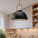 Harper One Light Pendant Matte Black-Pendants-Alora-Lighting Design Store