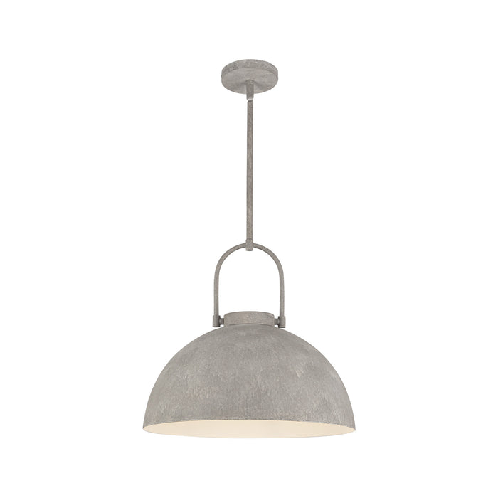 Harper One Light Pendant Steel Shade-Pendants-Alora-Lighting Design Store