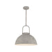 Harper One Light Pendant Steel Shade-Pendants-Alora-Lighting Design Store