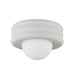 Harvey One Light Semi-Flush Mount Antique White-Flush Mounts-Alora-Lighting Design Store