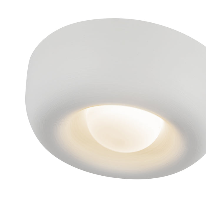 Hayden LED Flush Mount Antique White-Flush Mounts-Kuzco Lighting-Lighting Design Store