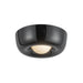 Hayden LED Flush Mount Glossy Black-Flush Mounts-Kuzco Lighting-Lighting Design Store