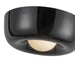 Hayden LED Flush Mount Glossy Black-Flush Mounts-Kuzco Lighting-Lighting Design Store