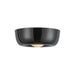 Hayden LED Flush Mount Glossy Black-Flush Mounts-Kuzco Lighting-Lighting Design Store