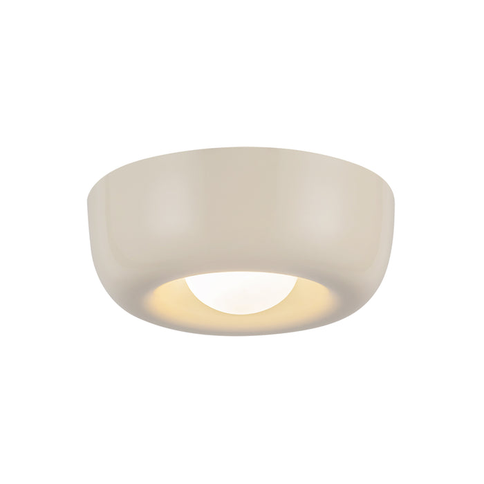 Hayden LED Flush Mount Pearl White-Flush Mounts-Kuzco Lighting-Lighting Design Store