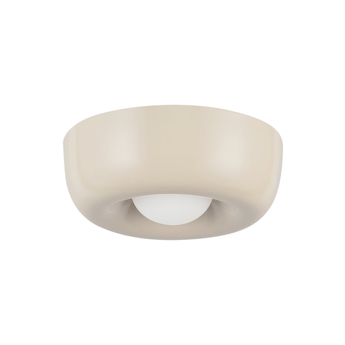 Hayden LED Flush Mount Pearl White-Flush Mounts-Kuzco Lighting-Lighting Design Store