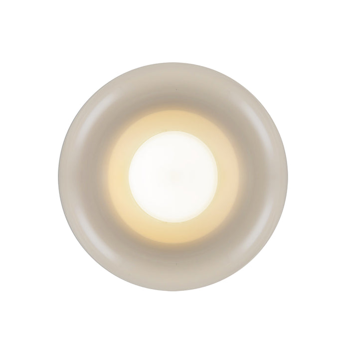 Hayden LED Flush Mount Pearl White-Flush Mounts-Kuzco Lighting-Lighting Design Store