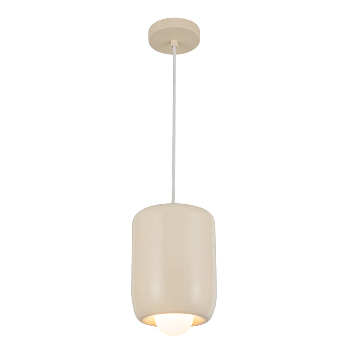 Hayden LED Pendant Pearl White-Mini Pendants-Kuzco Lighting-Lighting Design Store