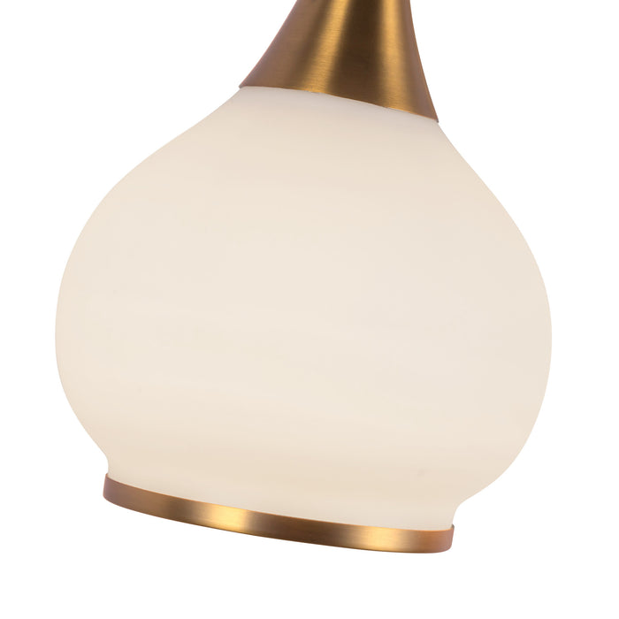 Hazel Two Light Bathroom Fixtures Aged Gold/Opal Matte Glass-Bathroom Fixtures-Alora-Lighting Design Store