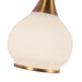 Hazel Two Light Bathroom Fixtures Aged Gold/Opal Matte Glass-Bathroom Fixtures-Alora-Lighting Design Store