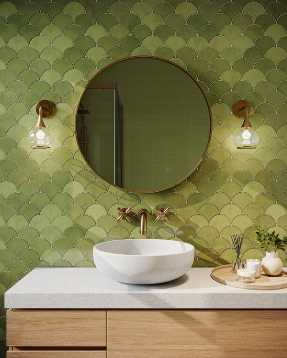 Hazel One Light Vanity Aged Gold/Clear Glass-Sconces-Alora-Lighting Design Store