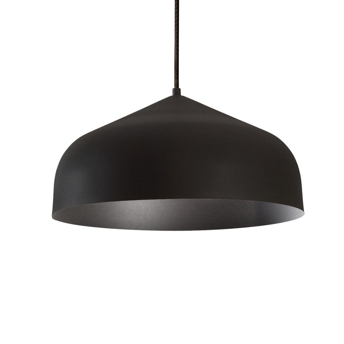 Helena One Light Pendant Black/Black-Pendants-Kuzco Lighting-Lighting Design Store