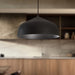 Helena One Light Pendant Black/Black-Pendants-Kuzco Lighting-Lighting Design Store