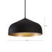 Helena One Light Pendant White/Gold-Pendants-Kuzco Lighting-Lighting Design Store