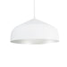 Helena One Light Pendant White/Silver-Pendants-Kuzco Lighting-Lighting Design Store