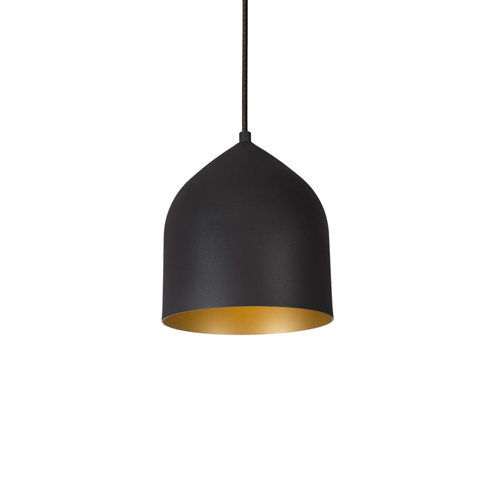Helena LED Pendant Black/Gold-Mini Pendants-Kuzco Lighting-Lighting Design Store