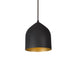 Helena LED Pendant Black/Gold-Mini Pendants-Kuzco Lighting-Lighting Design Store