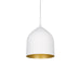 Helena LED Pendant White/Gold-Mini Pendants-Kuzco Lighting-Lighting Design Store