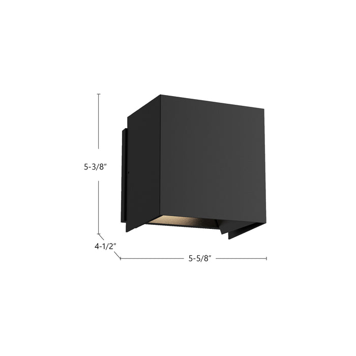 Helsinki LED Exterior Wall Sconce Black-Exterior-Kuzco Lighting-Lighting Design Store