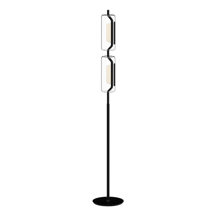 Hilo LED Floor Lamp Black-Lamps-Kuzco Lighting-Lighting Design Store