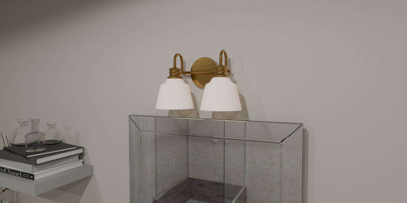 Hinton Two Light Bath-Bathroom Fixtures-Quoizel-Lighting Design Store