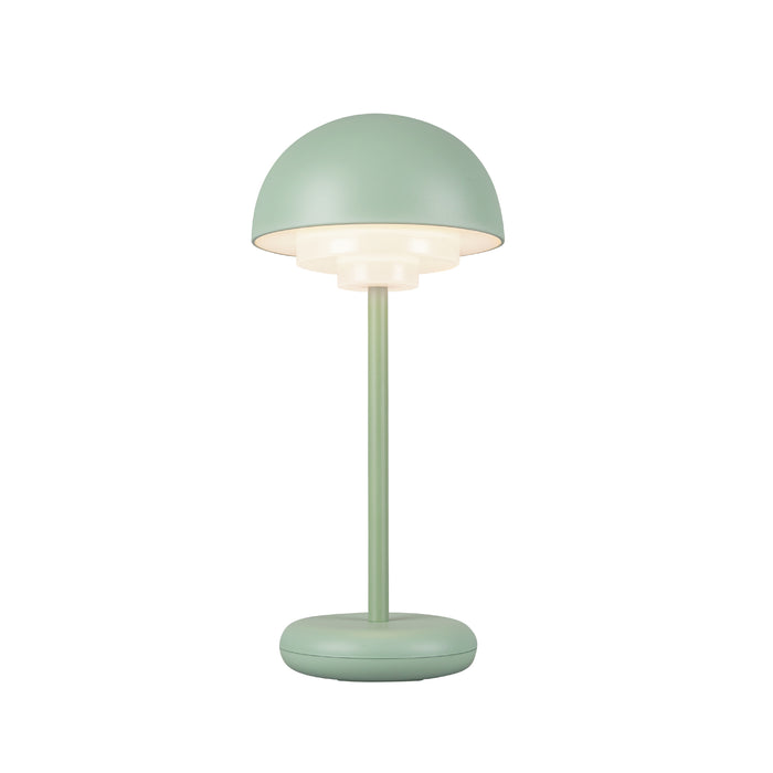 Hinata LED Table Lamp Sage Green-Lamps-Kuzco Lighting-Lighting Design Store
