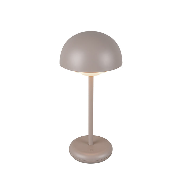 Hinata LED Table Lamp Moonstone Gray-Lamps-Kuzco Lighting-Lighting Design Store