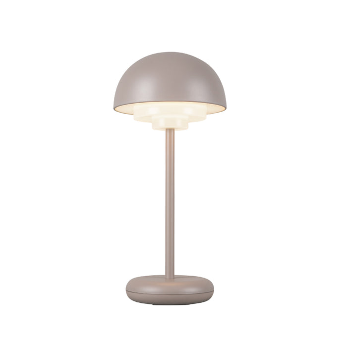 Hinata LED Table Lamp Moonstone Gray-Lamps-Kuzco Lighting-Lighting Design Store